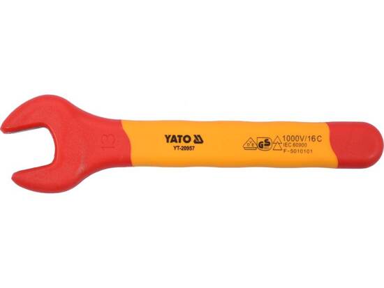 INSULATED OPEN END WRENCH SIZE: 13MM VDE