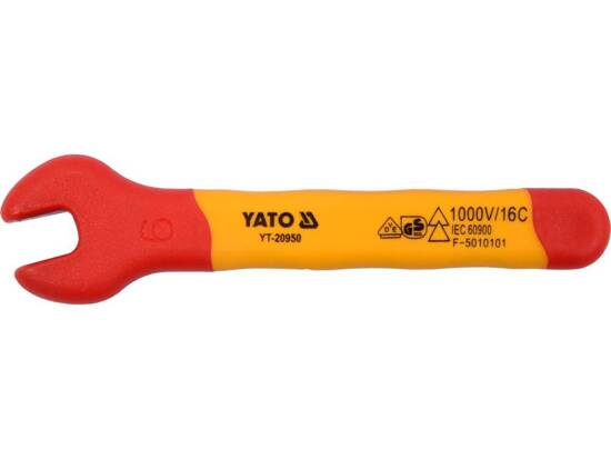 INSULATED OPEN END WRENCH SIZE: 6MM VDE