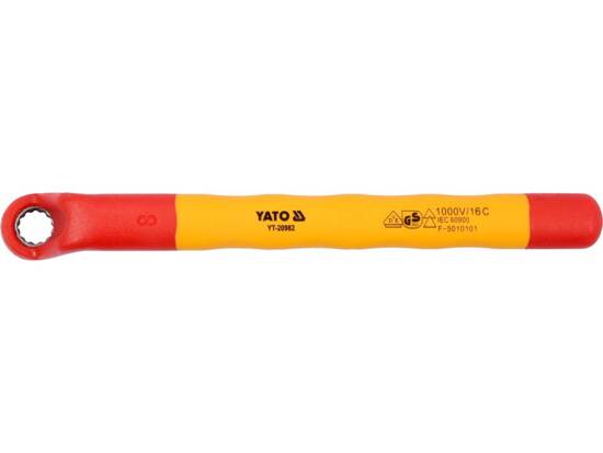 INSULATED RING WRENCH SIZE: 8MM VDE