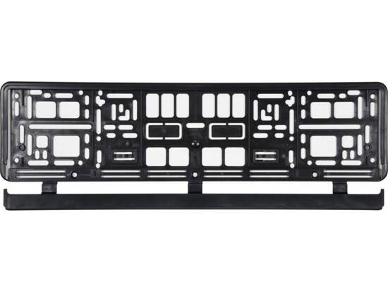 LICENSE PLATE FRAME BLACK