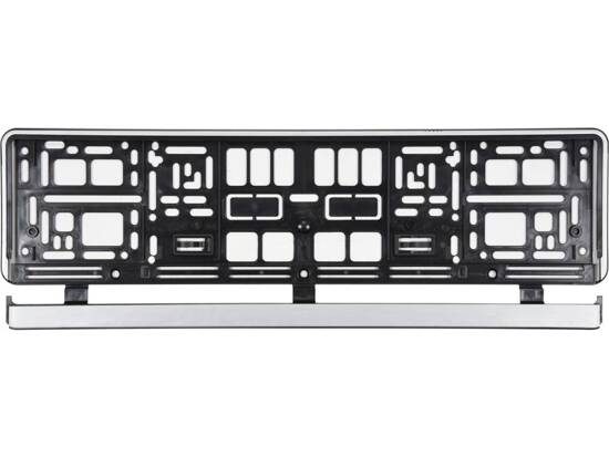 LICENSE PLATE FRAME SILVER