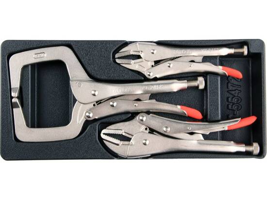 LOCK GRIP PLIERS , 3PCS SET