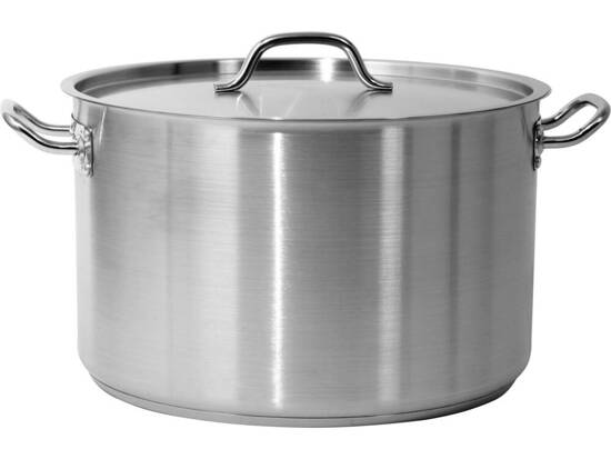 LOW STOCKPOT WITH LID SS 40X25 31,4L