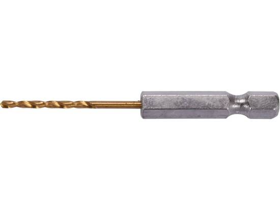 METAL DRILL WITH HEX SHANK 2,0MM TITAN
