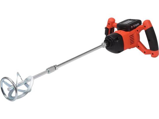 MORTAR MIXER 18V WITH BATTERY AND CHARGER