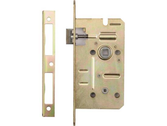 MORTISE LOCK WITH ONE SIDE KNOB AND UNIVERSAL STRIKE PLATE