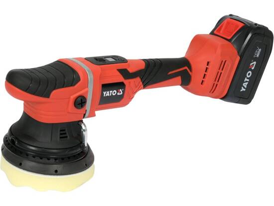 ORBITAL POLISHER 18V, 125 MM, SOFT START - BATTERY 4 AH