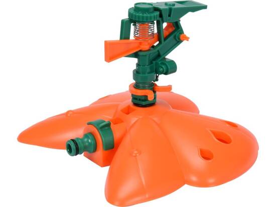 PLASTIC IMPULSE SPRINKLER WITH BUTTERFLY BASE