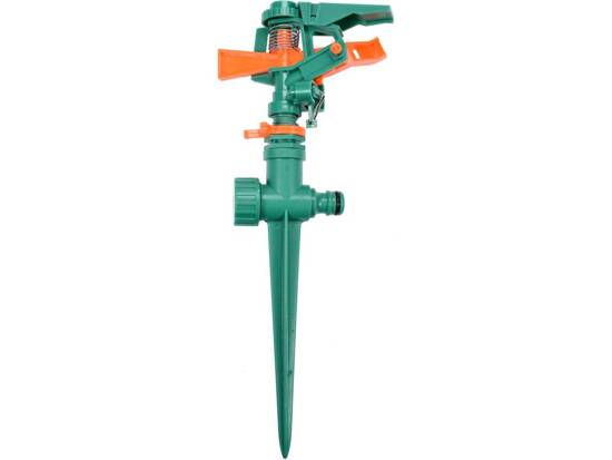 PLASTIC IMPULSE SPRINKLER WITH PLASTIC SPIKE