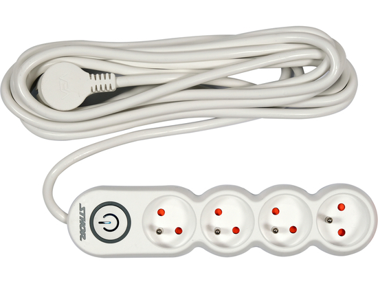 POWER STRIP WITH GROUND 4S 5M