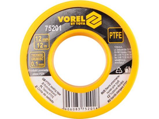 PTFE TAPE 12MX12MMX0.1MM