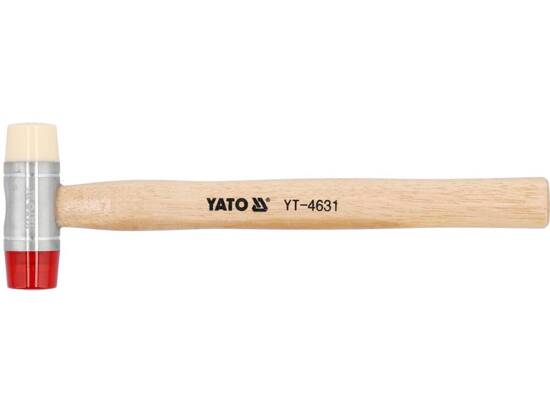 PU / NYLON HEADS MALLET WITH WOODEN HANDLE