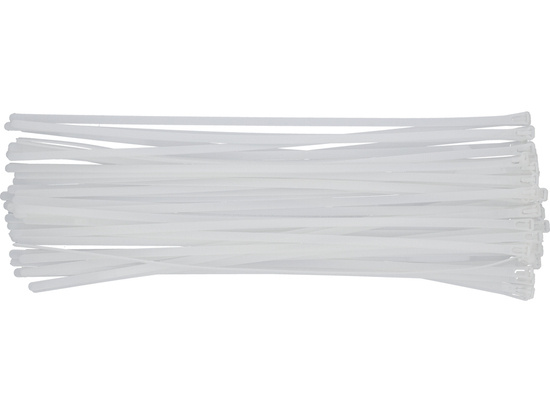 RELEASABLE CABLE TIES 7,6X450MM 50PCS WHITE