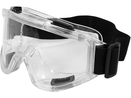 SAFETY GOGGLES WITH INDIRECT VENTILATION VALVES