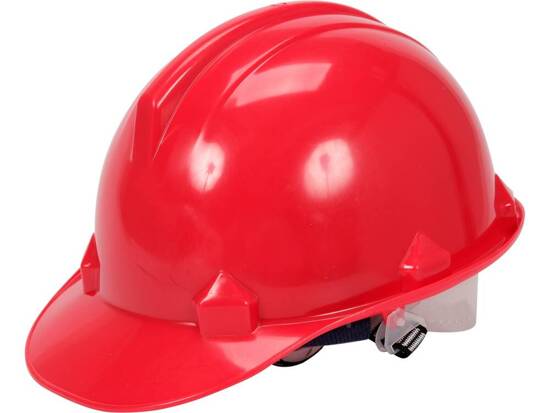 SAFETY HELMET RED HDPE