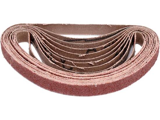 SANDING BELT 10 PCS GRIT: P80 SIZE:10X330MM