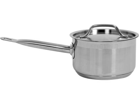 SAUCEPAN WITH LID SS 16X9,5CM 1,9L