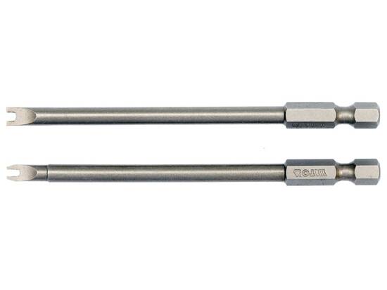 SCREWDRIVER BIT SETS 1/4'', 2 PCS - SPANNER: NR4X100MM; NR8X100MM 1/4'' HEX DRIVE