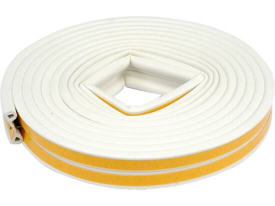 SEAL FOR WINDOWS AND DOORS EPDM TYPE P WHITE 6M