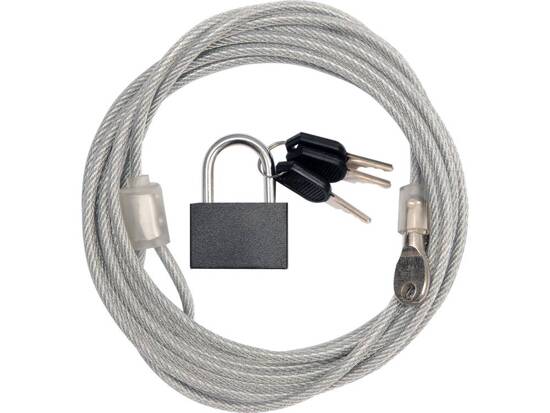 SECURITY CABLE AND LOCK