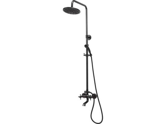 SHOWER COLUMN 'RETRO BLACK 1'