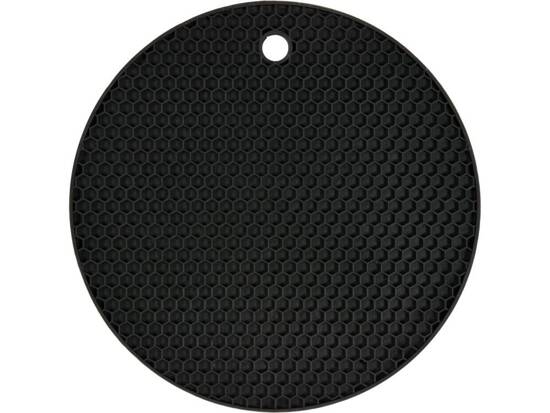 SILICONE MAT FOR HOT POT, COLOR: BLACK