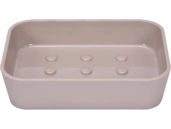 SOAP DISH CUBOID BEIGE