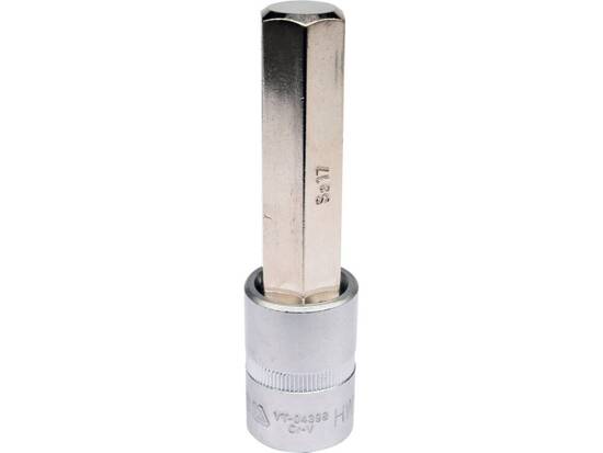 SOCKET BIT HEX 1/2" 17MM L100MM