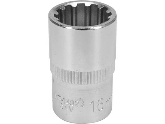 SOCKET SPLINE 1/2" *16MM*38MM