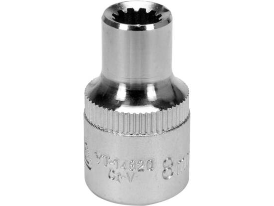 SOCKET SPLINE 1/2" *8MM*38MM