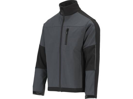 SOFTSHELL JACKET BLACK-DARK GREY S