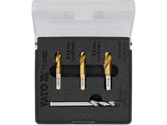 SPOT WELD DRILL SET 4PCS