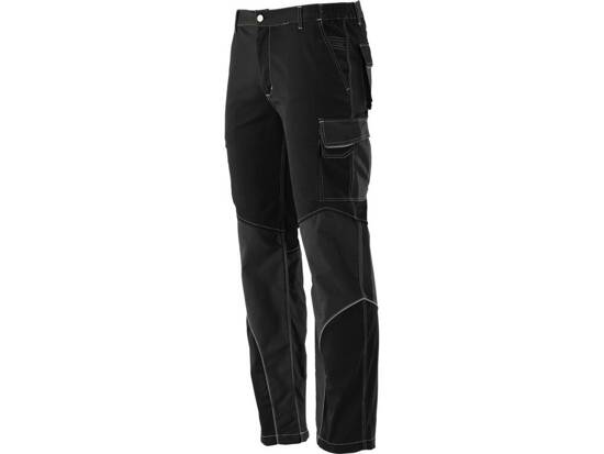 STRETCH WORK TROUSERS BLACK SIZE S