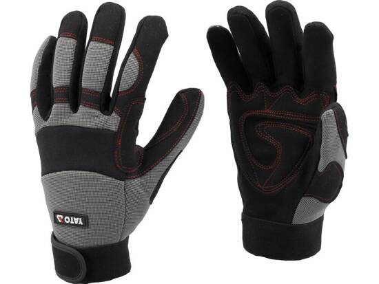 SYNT. LEATHER GLOVES ANTI CORNS PROTECT. S. 8