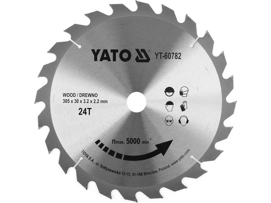 TCT BLADE FOR WOOD 305X24TX30MM