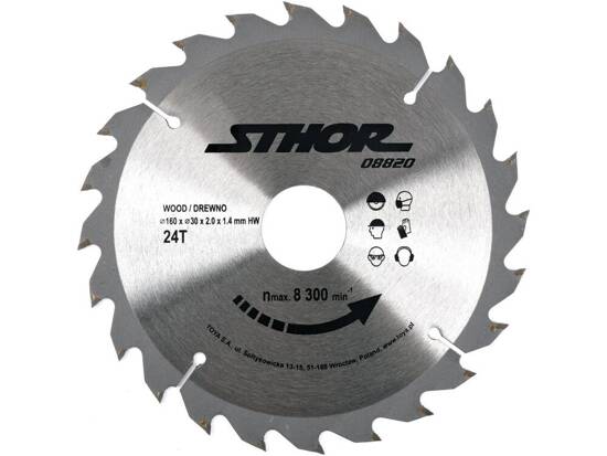 TCT BLADE FOR WOOD D160 T24 D30