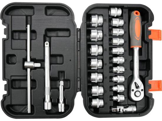 TOOL SET 3/8" 22PCS, XS