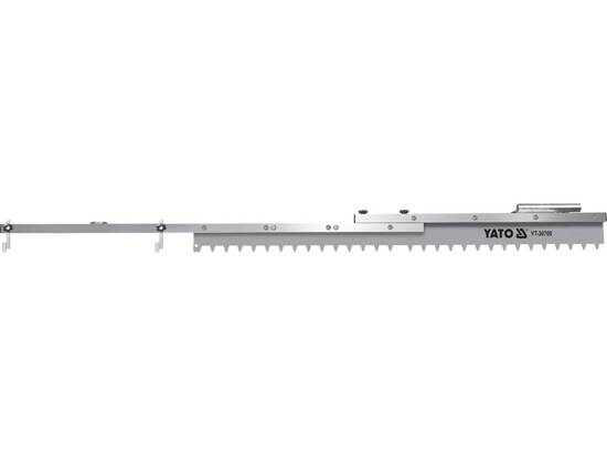 TOOTHED COMB FOR MORTAR DISTRIBUTION WITH VARIABLE LENGTH