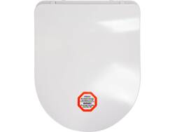 ABATTANT DE WC UNIVERSEL SUPER MINC EN DUROPLAST, FERMETURE LENTE AVEC UN BOUTON RETRAIT