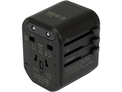 ADAPTATEUR DE VOYAGE UNIVERSEL POUR PLUS DE 150 PAYS AVEC CHARGEUR USB RAPIDE Q.C. 3.0, 20W