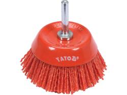 BROSSE DISQUE 75MM TIGE NYLON POUR PERCEUSE