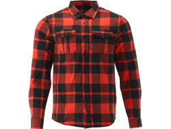 CHEMISE EN FLANELLE ROUGE, TAILLE. L