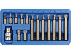 CLÉS TORX SPÉCIALES T20-T55, 15 PCS.