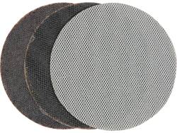 DISQUE A MAILLE ABRASIF AVEC VELCRO 225MM, 3 PCS. P80 POUR BROYEUR