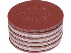 DISQUE ABRASIF VELCRO, 8 TROUS, P60 150 MM / 50 PCS.