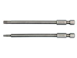 EMBOUTS DE TOURNEVIS 1/4'', 2 PCS, SÉCURITÉ TORX: T10X100MM, T25X100MM