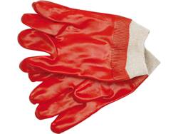 GANTS EN CAOUTCHOUC / ROUGE /