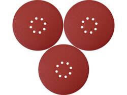 PAPIER PONÇANT ROND AVEC VELCRO 225 MM P120 POUR YT-82340, YT-82350 / 3 PCS.