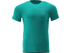 T-SHIRT, SÉRIE TALL, VERT AVEC ÉLASTHANNE, TAILLE. M