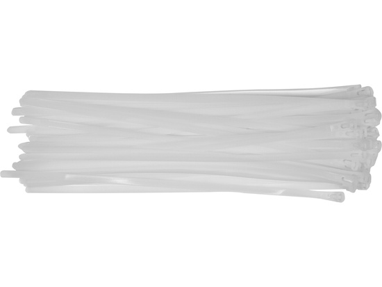 BANDES EN PLASTIQUE, 7,6X350MM, 50 PCS. BLANC